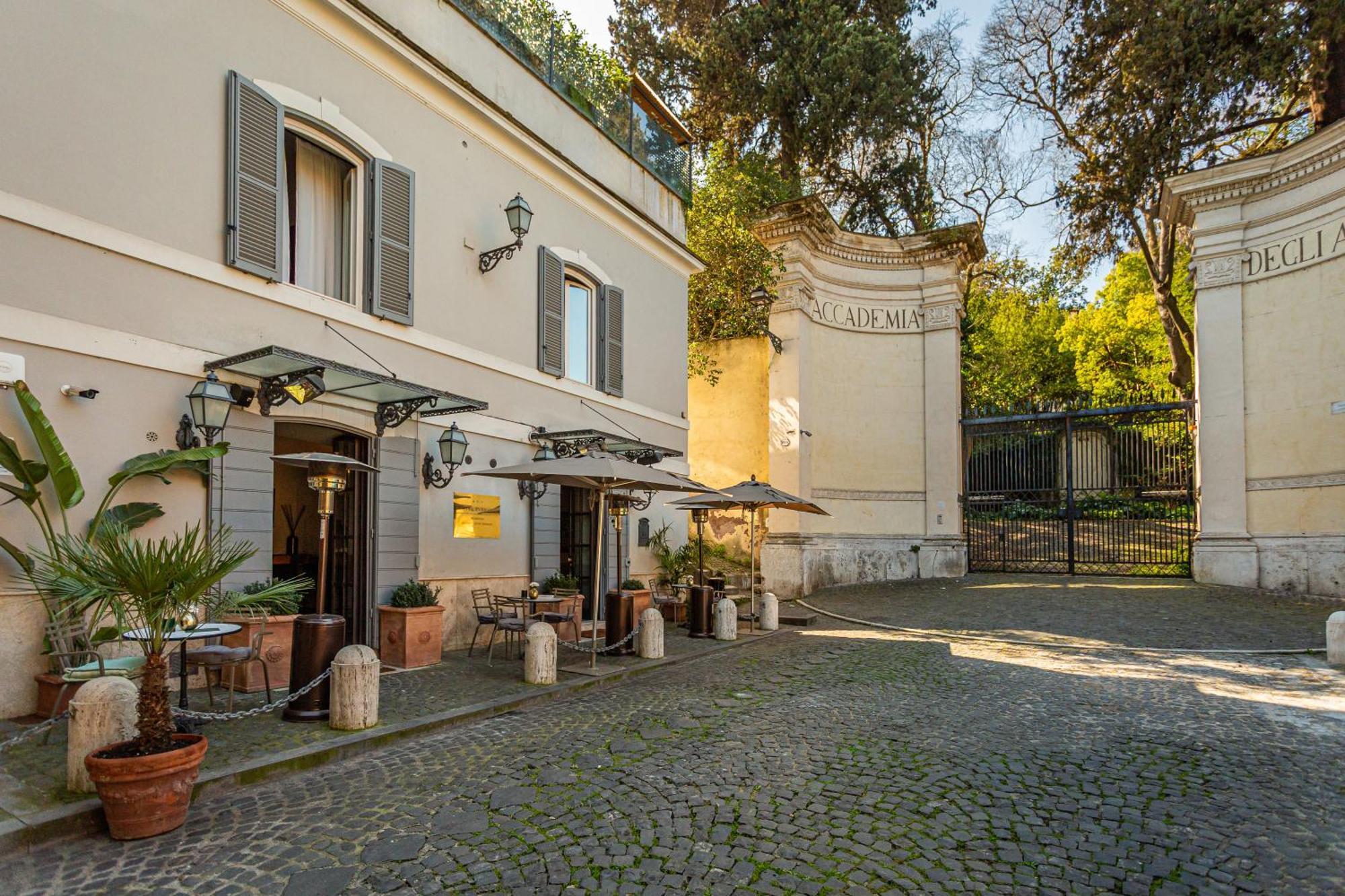 Hotel Parrasio Rome Bagian luar foto